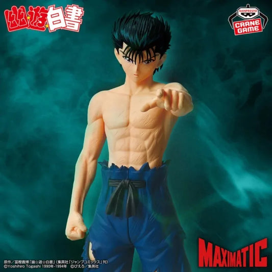 In Stock Original BANDAI BANPRESTO YuYu Hakusho Yuusuke Urameshi  Anime Character Model Collection Desktop Decoration Toys Gifts