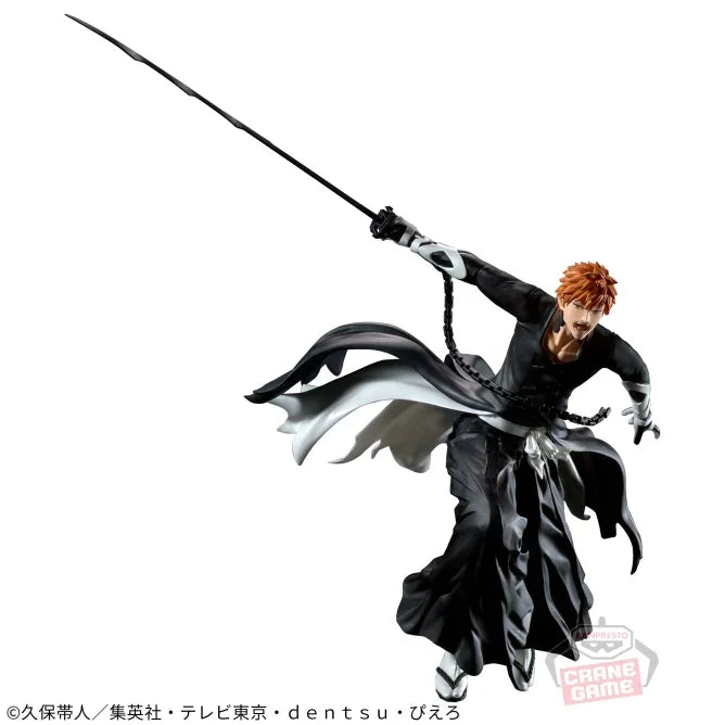 Bandai Banpresto Anime Bleach Solid And Souls Kurosaki Ichigo Fullbringer 17cm Pvc Action Figure Model Statue Collection Toys