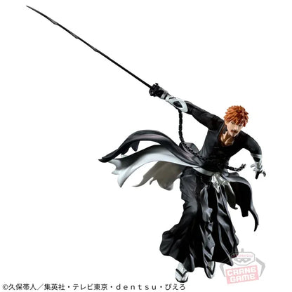 Bandai Banpresto Anime Bleach Solid And Souls Kurosaki Ichigo Fullbringer 17cm Pvc Action Figure Model Statue Collection Toys