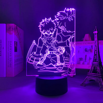 אקדמיית הגיבורים שלי: מנורת תלת-ממד LED דקו ובאקוגו