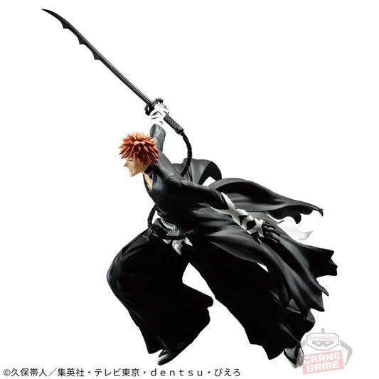 Bandai Banpresto Anime Bleach Solid And Souls Kurosaki Ichigo Fullbringer 17cm Pvc Action Figure Model Statue Collection Toys