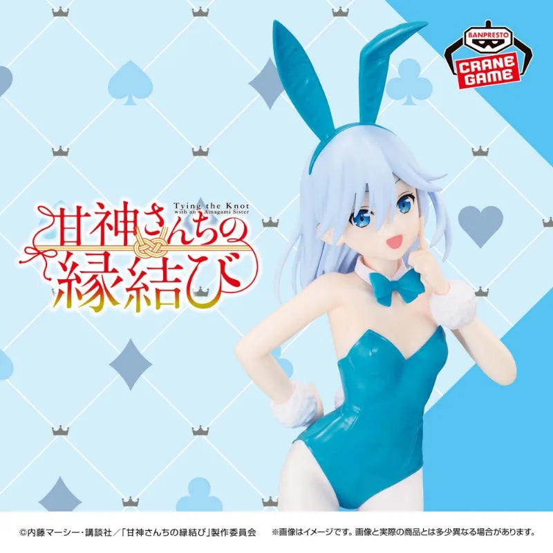 Original Bandai BANPRESTO Tying The Knot with An Amagami Sister Yae Figure Bunny Ver Anime Character Models Toys Gifts