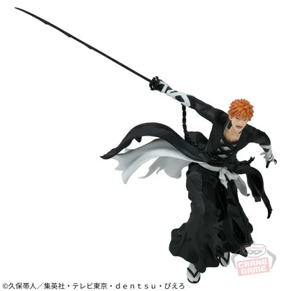 Bandai Banpresto Anime Bleach Solid And Souls Kurosaki Ichigo Fullbringer 17cm Pvc Action Figure Model Statue Collection Toys
