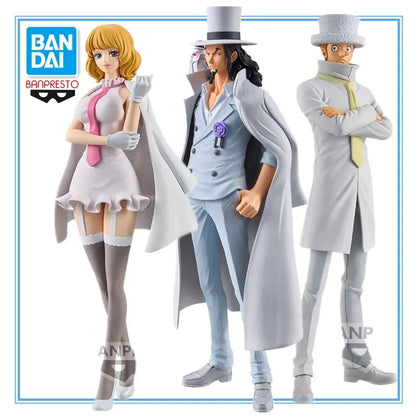 וואן פיס: סוכני CP0 (לוצ'י, סטוסי, קאקו) - Bandai Banpresto