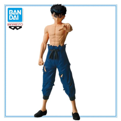In Stock Original BANDAI BANPRESTO YuYu Hakusho Yuusuke Urameshi  Anime Character Model Collection Desktop Decoration Toys Gifts