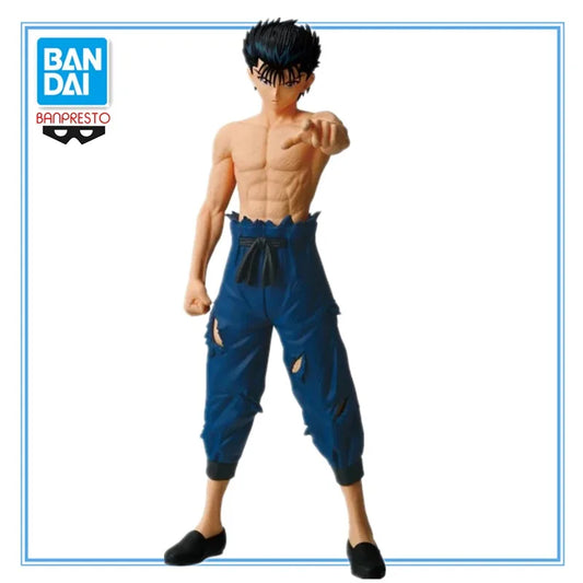 In Stock Original BANDAI BANPRESTO YuYu Hakusho Yuusuke Urameshi  Anime Character Model Collection Desktop Decoration Toys Gifts