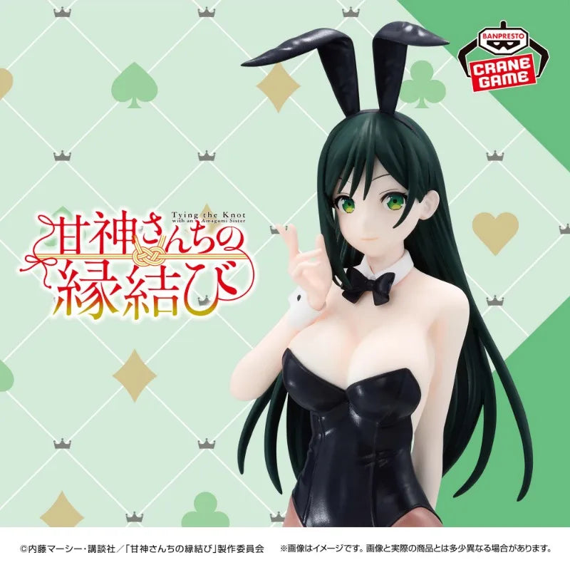 Original Bandai BANPRESTO Tying The Knot with An Amagami Sister Yae Figure Bunny Ver Anime Character Models Toys Gifts
