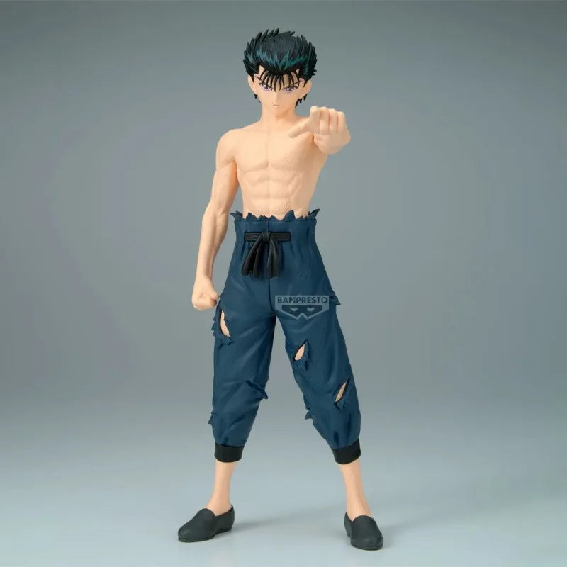 In Stock Original BANDAI BANPRESTO YuYu Hakusho Yuusuke Urameshi  Anime Character Model Collection Desktop Decoration Toys Gifts