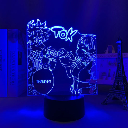 אקדמיית הגיבורים שלי: מנורת תלת-ממד LED סמלי הגיבורים