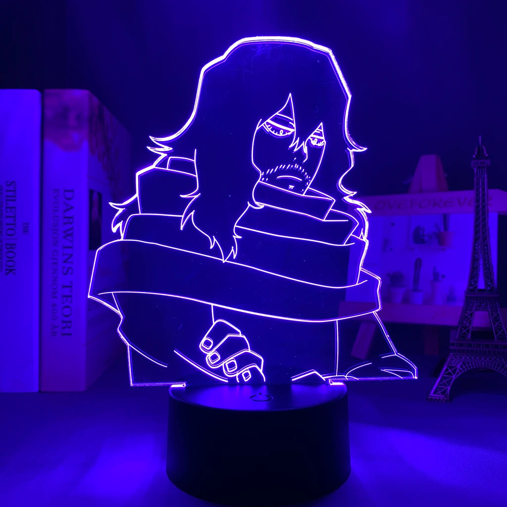 אקדמיית הגיבורים שלי: מנורת תלת-ממד LED שוטה אייזאווה
